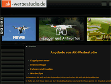 Tablet Screenshot of ak-werbestudio.de